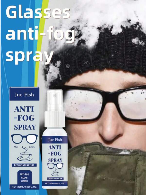 Spray przeciwmgielny, środek czyszczący do okularów przeciwmgielnych, utrzymuje przejrzystą widoczność, wodoodporny, przenośny środek przeciwmgielny. Może skutecznie zapobiegać zaparowywaniu i utrzymywać powierzchnię soczewki w czystości. Zapewnia dodatkową warstwę ochrony soczewki, wydłużając jej żywotność.