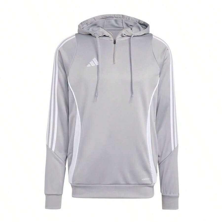 Adidas Tiro 24 Training Hoodie - Grey - Grey - View 1