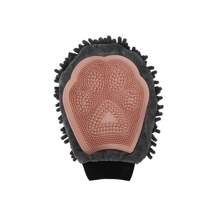 1 Stück Haustier Badetuch, Haustier absorbierende Handschuh, Hund Haarentfernung Handschuh, Katze Massage Handschuh, Haustier Badetuch, Hund absorbierende Handschuh, Haustier Reinigungshandschuh, Katze Bademassage Bürste, doppelseitiger Multi-Funktions Haustier Massage Handschuh
