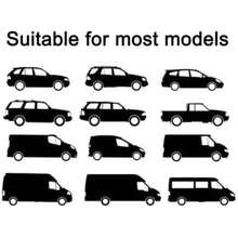 Escalones para Puerta de Coche Estante De Techo Plegable para Coche, Escalón De Puerta, Adapta para Mayoría de Los Coches - Negro - Ver 5