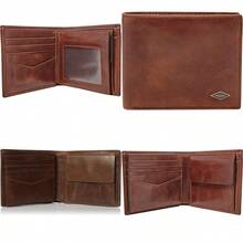 Fossil Men's RFID Blocking Ryan Large Coin Pocket Bifold Wallet - as pic - View 1