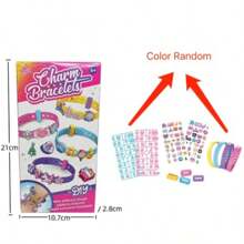ABS Material DIY Children's Play House Wristband Set, A Popular Puzzle Toy For Girls, Suitable For Children Over Three Years Old, To Cultivate Their Hands-On Ability And Interests.