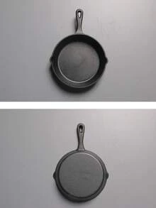 مقلاة من الحديد الزهر، مقلاة لاصقة متينة، مقلاة متعددة الوظائف، مقلاة من الحديد الزهر، صينية خبز، مناسبة للاستخدام في المطبخ والخارج. إنها أداة مطبخ ممتازة لطهي الشرائح، الدجاج والبرغر.