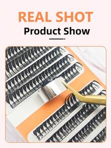 SEEMICAR 12排 C 0.07 厚度 Spire 假睫毛 Air 系列预制羽毛轻睫毛延长假睫毛