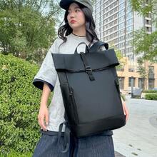 1PC Multifunctional Roll-Up Backpack For Men Business Casual Bag Travel Commuting Computer Bag Large Capacity College Student Schoolbag - Multicolor - View 2