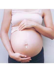 CIZME 3Pcs Plastic Pregnancy Belly Button Rings Long Bar Navel Rings For Maternity Sport Pregnant Women Flexible Clear Belly Piercing Retainer 25mm/32mm/38mmLength Bar - Multicolor - View 9