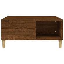 vidaXL Couchtisch Braun Eichen-Optik 80x80x36,5 cm Holzwerkstoff - Braun - Übersicht 4