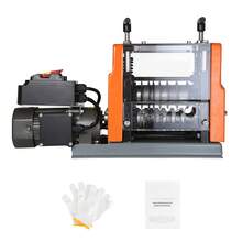 Electric Cable Stripping Tool, 0.06''-0.98'' Motorized Wire Stripper, 60W, Features Clear Depth Gauge, Includes 6 Circular & 1 Flat Channels For Efficient Copper Wire Recycling - 查看 8