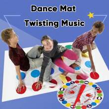 Tapete gigante del juego Twister - Juego de habilidad entretenido, Alfombrilla grande, Lunares de colores, Apropiado para reuniones familiares, fiestas infantiles, juegos de fiesta en interiores, actividades de trabajo en equipo