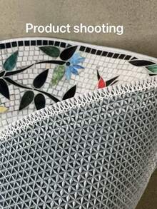 1pc Vintage Brick Pattern Printed Semi-Circular Entryway Rug, Washable Water Absorbent Bathroom Mat, Suitable For Living Room, Bedroom, Bathroom, Kitchen, Home & Room Decor - Multicolor - View 10