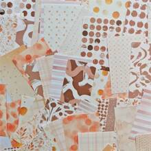 400 Sheets (8 Packs) Vintage Style Scrapbook Paper Kits, Aesthetic Stationery For DIY Crafts, Journals, Scrapbooking And Decorative Purposes
