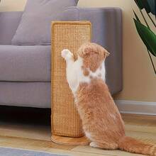 1 Tấm cào móng cho mèo bằng sợi sisal chắc chắn - Thiết kế gọn gàng, kiểu ghế sofa để mèo vận động và nghỉ ngơi - Món quà hoàn hảo cho mèo cưng của bạn, món quà yêu thích của mèo, và giúp giảm bớt sự lộn xộn khi cần thay thế ghế sofa trong nhà. - Một cỡ - Xem 5
