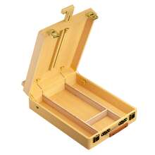 AutoFu Wooden Table Box Easel Adjustable Folding Sketch Box Easels Painting Drawing DIY, Art Tool Storage Box, Portable Easy To Carry - Wood Art Box - View 5
