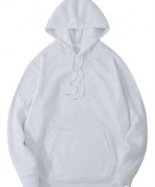 Forever Comfortable Sweatshirt For Winter Cold Weather Blouse - White - View 2