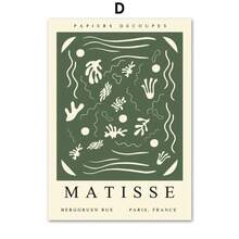 1PC Matisse Abstract Flower Woman Posters Museum Wall Art Print Canvas Painting Sage Green Wall Pictures Living Room Decor Paintings In Living Rooms, Bedrooms, Dining Rooms Optional Frames Modern Posters, Wall Arts, Canvas Paintings, And Reusable Frames - Multicolor - View 33