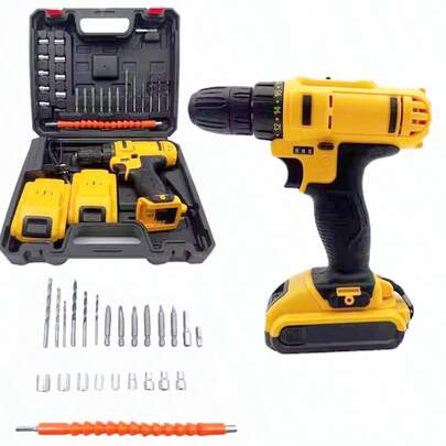 Perforación eléctrica multifuncional, herramientas eléctricas automotrices, caja de herramientas de decoración del hogar