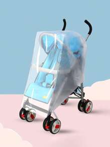 1 Stück Baby Kinderwagen transparenter Regenschutz, wetterfeste Abdeckung für Outdoor-Reisen mit Säuglingskinderwagen