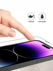 2pcs 9H Ultra-Clear Ultra-Thin Tempered Glass Screen Protector, Compatible With IPhone 14, 13, 12, 11 Pro Max, 17/17 Pro/17 Pro Max/17 Air/16 Pro Max/16 Pro/16 Plus/15 Pro/15 Plus/11/12/13/Mini/XR/SE (2020/2022 Models), Anti-Scratch, High Definition, Screen Protector - Clear - View 4