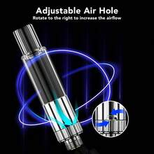 1 Set 510 Threaded Battery Pen, Short Circuit Detection Atomizer, With Digital Screen Display, Adjustable Voltage, USB-C Charging, A DIY Maintenance Tool Suitable For Rosin Dispensing Short Circuit Detectors And Welding Equipment