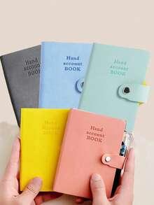 1 Set A7 Size Binder Notebook With Blank Pages And Lined Pages, Portable And Convenient For Diary, Note-Taking, Drawing,School Supplies,Back To School - A7 - View 11