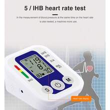 Fully Automatic Electric Intelligent Blood Pressure Monitor, Exported Large - Screen Touch - Controlled Blood Pressure Monitor - 藍白色 - 查看 6