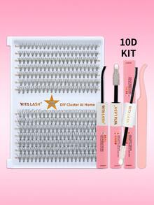 RITALASH 280 CHIẾC/168 CHIẾC Lông mi cong D 21 kiểu tự làm Bộ mi giả dài nhiều độ dài Bộ mi giả mềm mại và thoải mái kèm nhíp gắn mi tại nhà cho cuộc sống hàng ngày, hẹn hò và tiệc tùng - màu đen - Xem 25