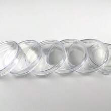 50pcs Commemorative Coin Protector Display Cases, Transparent Plastic Coin Holders, Coin Collection Storage Boxes