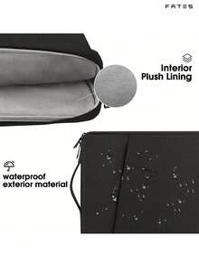 FATES 笔记本电脑内胆包 适用于 11/12/13.3/14/15/15.3/15.6/16 英寸 Air/Pro/iPad/Surface HP 电脑包配件 涤纶保护套 带口袋 - 彩色 - 查看 9