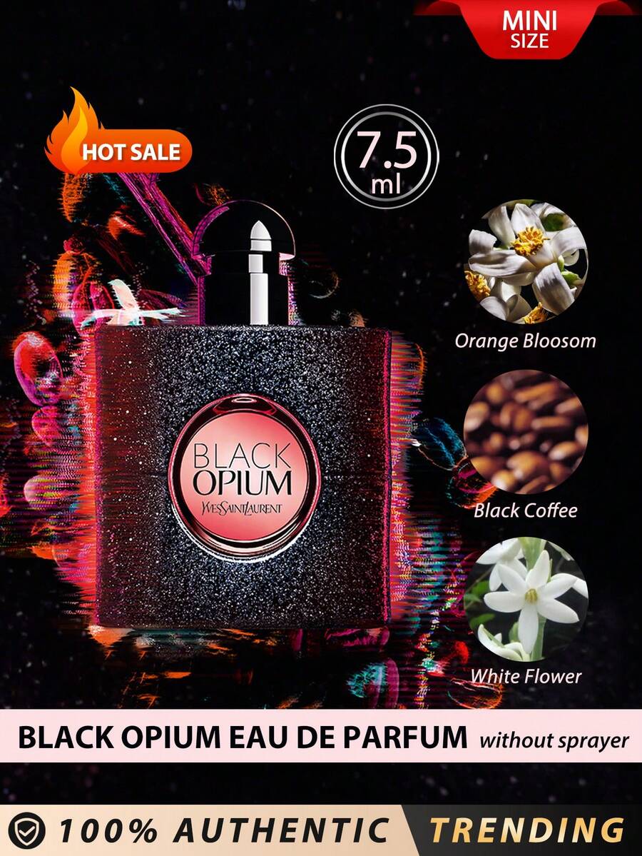 Yves Saint Laurent YSL [Mini] BLACK COFFEE-FLORAL EDP 7.5ml / Black Coffee & White Flowers & Vanilla, Warm & Spicy Gourmand Perfume / Long-Lasting Fragrance - COFFEE-FLORAL 7.5ml - 查看 1