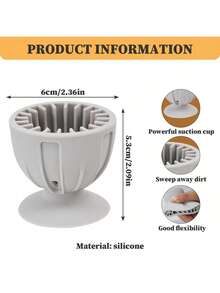 1set Silicone Egg Cleaner, Egg Scrubber, Reusable Egg Cleaning Washer For Fresh Eggs, Farm Fresh Eggs Cleaning Brush, Multifunctional Practical Vegetable And Fruit Scrubber Tools,For Backyard Chickens, Homesteaders & Egg Collectors - Multicolor - View 2