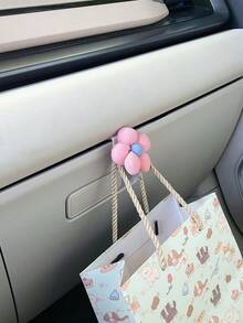 Flower Shaped Car Glove Box Hook, Creative Passenger Side Hanging Hook, Car Interior Storage Organizer Accessory - Nhiều màu - Xem 4