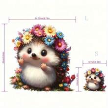 1pc/2pcs/4pcs Cute Cartoon Bear Floral Heat Transfer Vinyl Stickers - Washable & Ironable Patches, Suitable For Bags, Pants, Jackets - Christmas & New Year Gift Design, Blue Plaid Dress With Pink Rose Pattern, Bear Decor, DIY Fabric Art, Clothing Customization, Quirky Fashion Accessories, Jacket Decoration, Craft Hobby