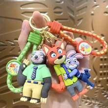 Sanrio Creative Cartoon Crazy Animal Keychain Pendant Doll Car Bag Backpack Hangerschool Supplies,Back To School