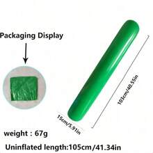 1 Stück aufblasbarer Schwimmstab, bunte PVC Schwimmhilfen für Erwachsene Outdoor Wassersport Zubehör, Strand-Pool-Party Dekoration, aufblasbarer Schwimmstab