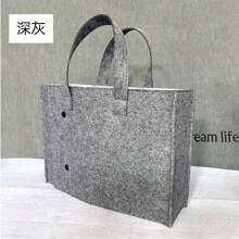Green Polyester Felt Storage Bag For Women Luxury Handbags, Foldable Backpacks, Travel Briefcases, Laptop Bags, Holiday Birthday Gifts, Creative Gifts, Daily Office Use Back To School