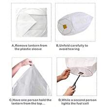 [10 piezas Linternas de deseo estilo chino Kongming rojas] Linterna Kongming blanca, linternas de papel de vuelo romántico para bendecir el cielo | Artículos esenciales para reuniones familiares/ceremonias conmemorativas/ritual de testigos del amor (Se incluyen 3 marcadores de escena)