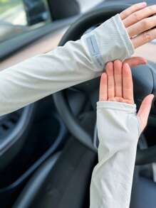 Odblaskowe rękawy przeciwsłoneczne z filtrem przeciwsłonecznym, unisexowe, do jazdy na rowerze na świeżym powietrzu, anty-UV, luźne mankiety rękawów