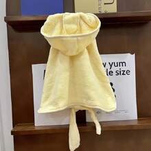 Super Absorbent & Ultra-Soft Pet Bathrobe, Suitable For Small & Medium Sized Dogs And Cats - Quick Drying, Soft, Comfortable For All Seasons, With Hook And Loop Closure