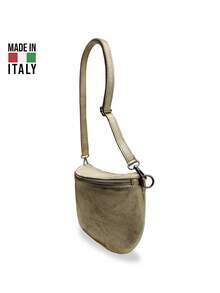 女士包。意大利制造。真皮材质。旅行、商务旅行、度假、工作。复古、时尚、流行。轻巧。用途广泛。多种颜色可选。 - L003 金色 - 查看 2