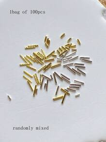 Nail Art Metal Accessories, Simple Metal Studs, Minimalist Gothic Metal Decoration