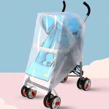 1 Stück Baby Kinderwagen transparenter Regenschutz, wetterfeste Abdeckung für Outdoor-Reisen mit Säuglingskinderwagen