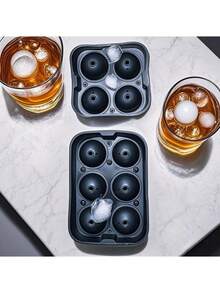 1pc Silicone Ice Ball Mold - Easy-Release & Heat-Resistant For Drinks & Desserts