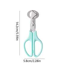 不锈钢鹌鹑/鸡/鸟蛋剪刀，厨房鸡蛋切刀 - 多功能剪刀 - 查看 3