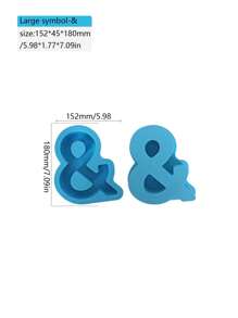 Alphabet & Number Silicone Resin Mold Casting And Flower Preservation - Deep Epoxy Resin Mold Set For DIY Weddings, Valentine's Day Gifts, And Home Decoration Artifacts - , Flexible And Non-Deforming Material, Easy Demolding And Cleaning