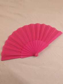 1pc/10pcs Solid Color Flat Plastic Fan,Ladies Folding Fan,Fashionable & Elegant Simple Solid Color Hand Fan,Wedding Performance Fan,Plastic Portable Handheld Dance Party Fan, Chinese Japanese Wedding Decoration Folding, Low-Key And Simple Gift,Suitable For DIY, Suitable For Party Themes Or Creating Unique Designs - Multicolor - View 24