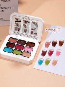 AiFer 9 Colors High Saturation Semi-Solid Gel Nail Polish, Suitable For Nail Salons, Special Supply Nails - Multicolor - View 8