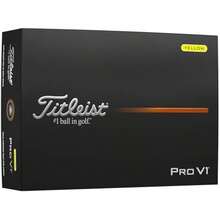 Pro V1 Yellow Golf Ball Pack Of 12 - Yellow - View 1