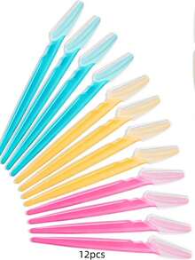 3/6/12 chiếc bao cao su đa chức năng cạo râu mặt cho nam và nữ, cho lông mày mặt cánh tay nách vùng kín - Nhiều màu - Xem 3