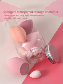 7pcs Bottle-Shaped Makeup Sponges Set: 4 Large + 3 Small Bottle-Shaped Makeup Sponges For Powder, Foundation, Compact Powder, Wet And Dry Use,Makeup,Cheap,Room Decor,Vanity,Travel,Bedroom,Makeup Accessories,Puff,Makeup Blender,Powder Puff,Makeup Sponge,Cheap,Stocking Stuffers,Makeup,Makeup Tools,Cheap Stuff,Gifts,Gifts For Women,Christmas Gifts - Multicolor - View 2