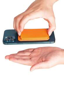 1 件纯色磁性 PU 皮革卡夹保护套,适用于 16 Pro Max/16/16 Pro/16 Plus/15/15 Pro Max/15 Pro/15plus/12/13/14 Pro/12Pro/12ProMax/13 Pro/13 Max/13 Pro/14 Pro14 May/14plus/12 Mini/13 Mini,创意 Magsafe 皮革 PU 卡套,身份证钱包手机背贴 - 彩色 - 查看 4